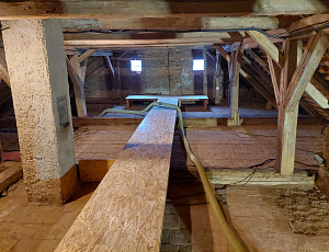 Izolace stropu zděného rodinného domu